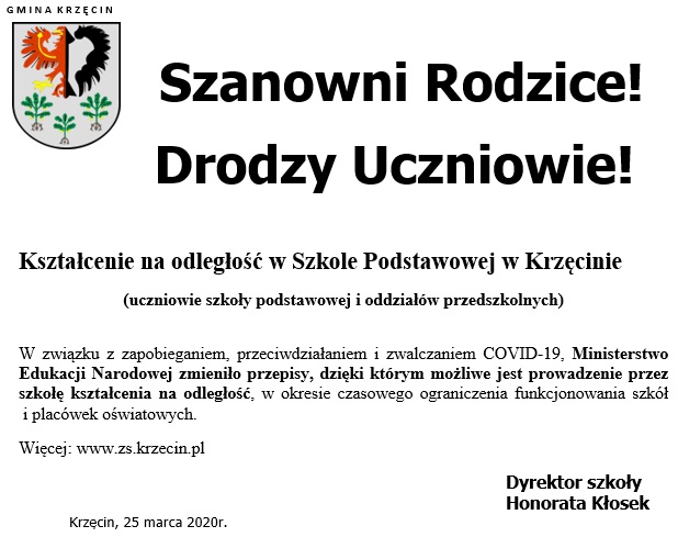 drodzy uczniowie