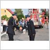 Galeria zdjęć: Uroczyste poświęcenie i przekazanie pojazdu pożarniczego ratowniczo-gaśniczego. Link otwiera powiększoną wersję zdjęcia.
