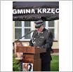 Galeria zdjęć: Uroczyste poświęcenie i przekazanie pojazdu pożarniczego ratowniczo-gaśniczego. Link otwiera powiększoną wersję zdjęcia.