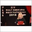 Galeria zdjęć: XIV Mały Konkurs Recytatorski. Link otwiera powiększoną wersję zdjęcia.