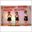 Galeria zdjęć: II Powiatowy Festiwal Piosenki Biesiadnej. Link otwiera powiększoną wersję zdjęcia.