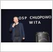 Galeria zdjęć: Powitanie nowego samochodu ratowniczo-gaśniczego w Chłopowie. Link otwiera powiększoną wersję zdjęcia.