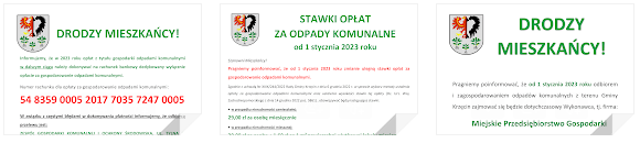 Informacje na 2023 r
