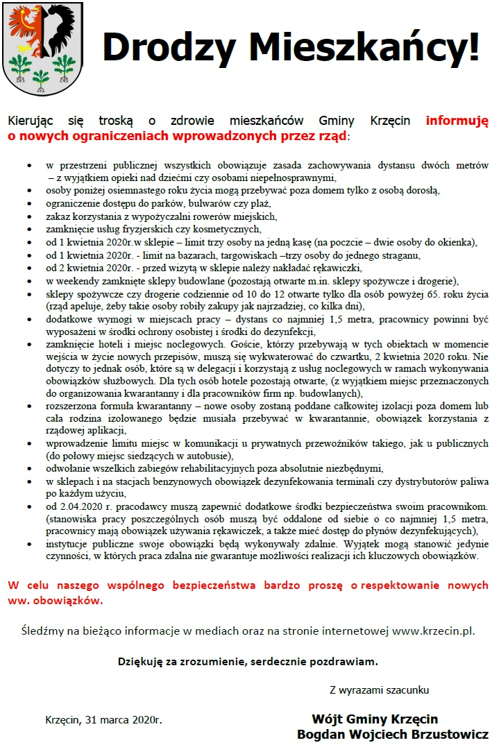 obostrzenia