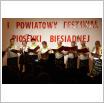 Galeria zdjęć: I Powiatowy Festiwal Piosenki Biesiadnej. Link otwiera powiększoną wersję zdjęcia.