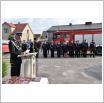 Galeria zdjęć: Uroczyste poświęcenie i przekazanie pojazdu pożarniczego ratowniczo-gaśniczego. Link otwiera powiększoną wersję zdjęcia.