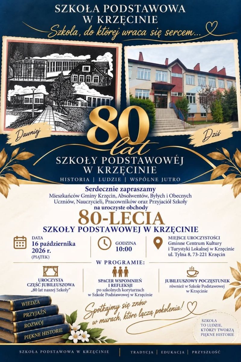Zdjęcie: 80-lecie Szkoły Podstawowej w Krzęcinie