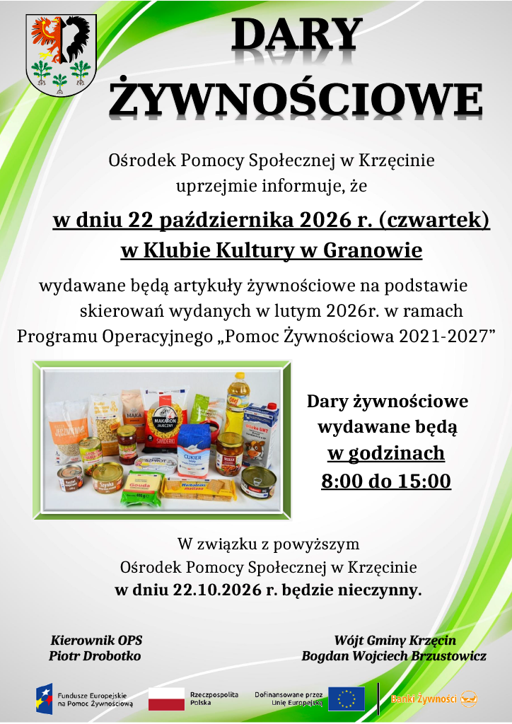 Zdjęcie: Dary żywnościowe