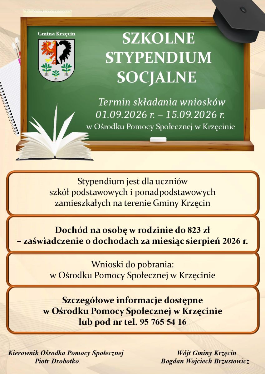 Zdjęcie: Szkolne stypendium socjalne