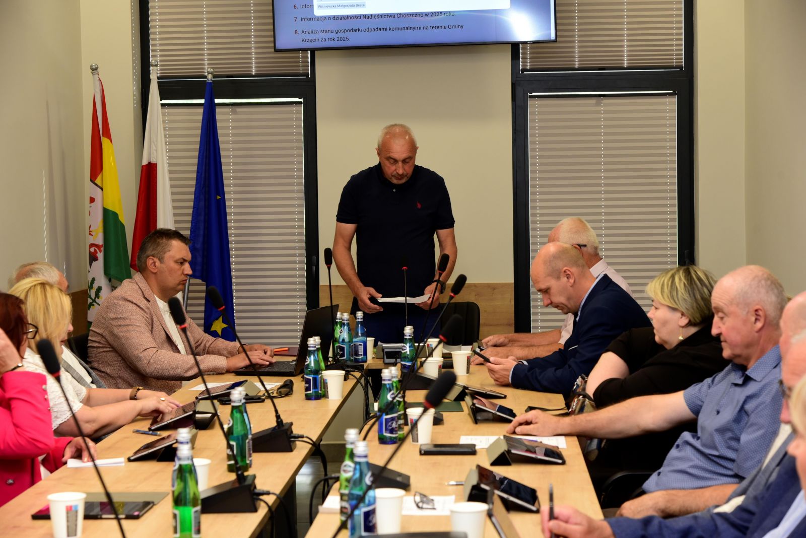 Zdjęcie: XX Sesja Rady Gminy Krzęcin