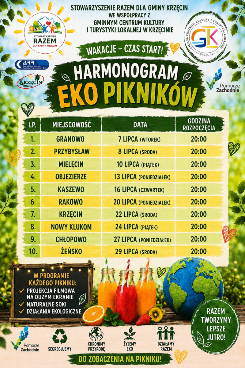 Zdjęcie: EKO PIKNIKI w Gminie Krzęcin