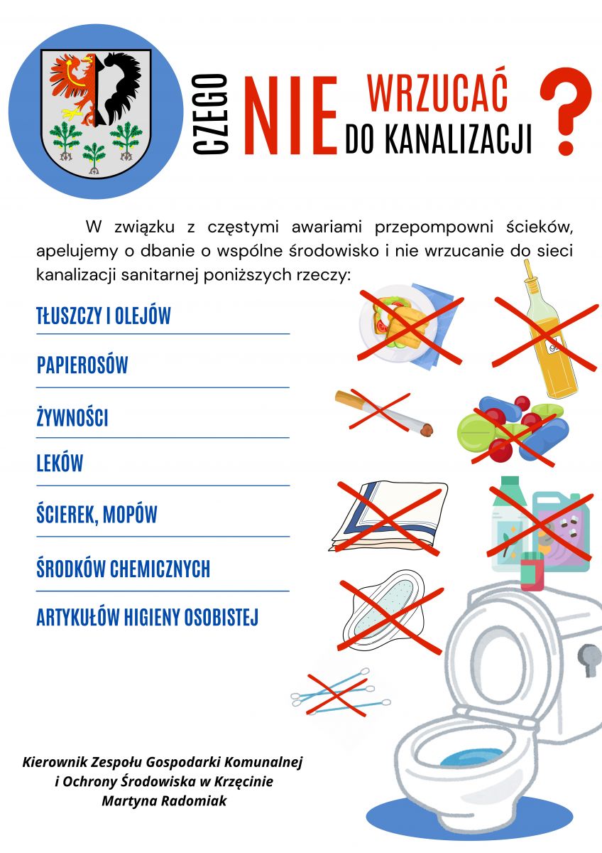 Czego nie wrzucać do kanalizacji
