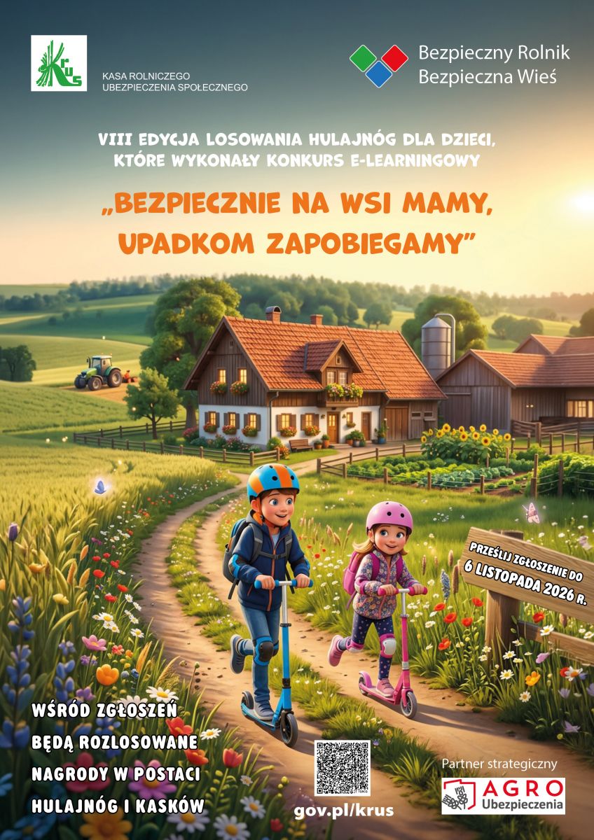 Bezpiecznie na wsi mamy, upadkom zapobiegamy