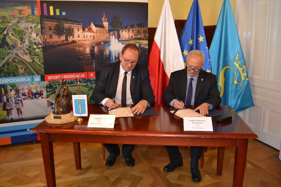 Zdjęcie: Podpisanie porozumienia z Miastem i Gminą Skawiną