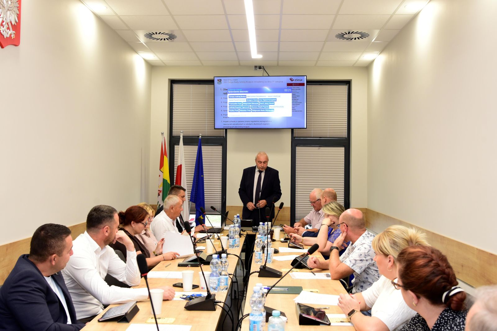 Zdjęcie: XXII Sesja Rady Gminy Krzęcin IX kadencji